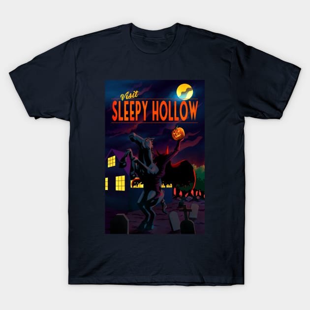 Visit Sleepy Hollow T-Shirt by Grumpinpumpkin